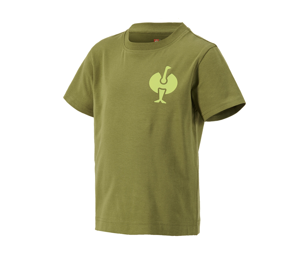 Tematy: Koszulka e.s.trail, dziecięca + zielony jałowcowy/zielony limonkowy