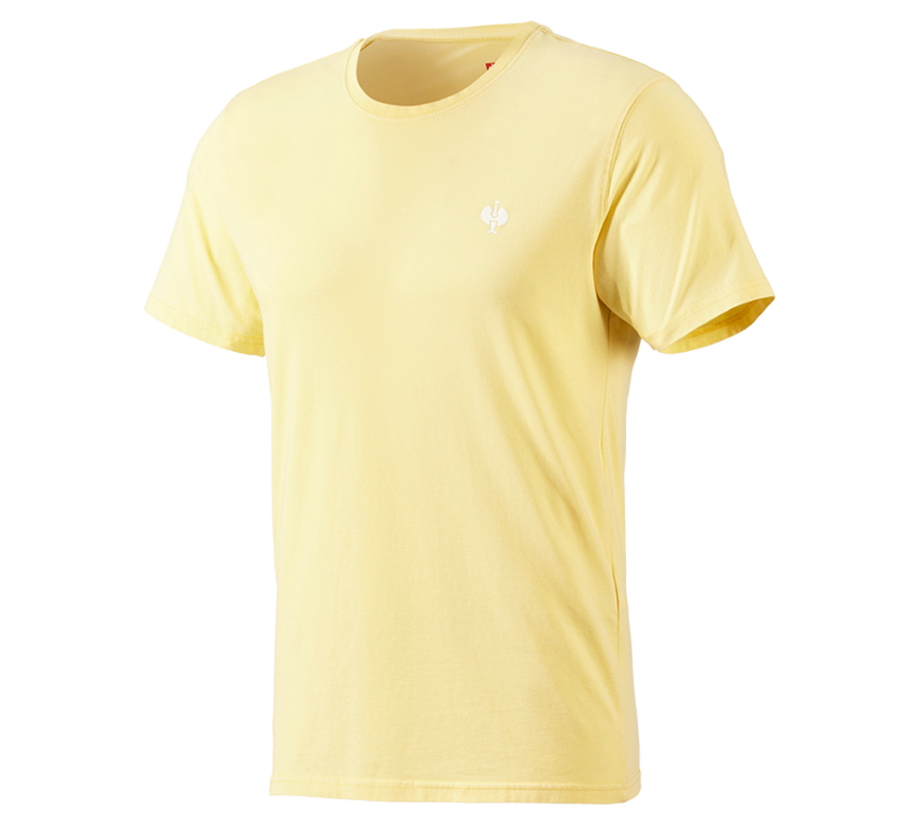 Koszulki | Pulower | Koszule: Koszulka e.s.motion ten pure + jasnożółty vintage