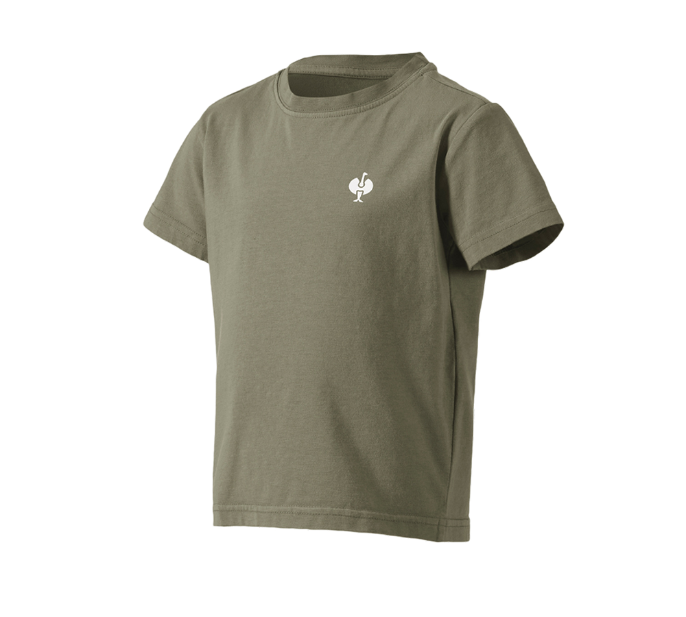 Koszulki | Pulower | Bluzki: Koszulka e.s.motion ten pure, dziecięca + zielony bagienny vintage