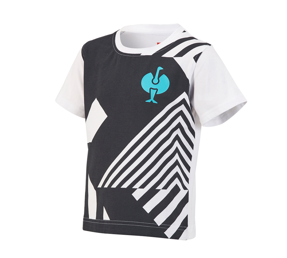 Koszulki | Pulower | Bluzki: Koszulka e.s.trail graphic, dziecięca + czarny/biały