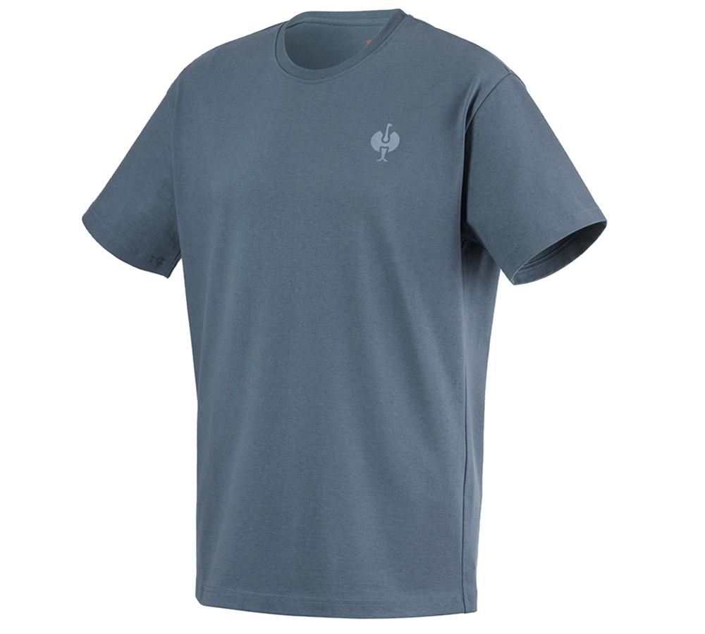 Koszulki | Pulower | Koszule: Koszulka heavy e.s.iconic + niebieski tlenkowy