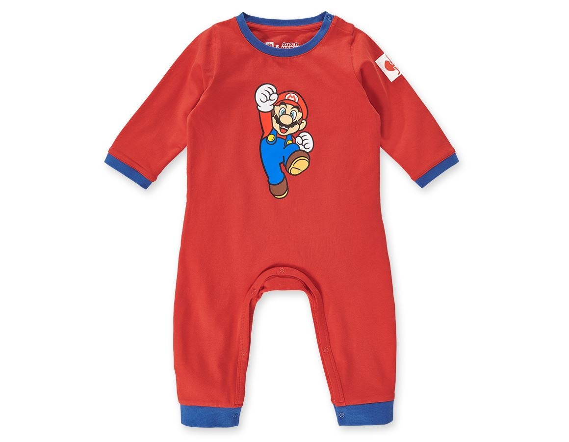 Akcesoria: Super Mario Body niemowlęce + strauss czerwony