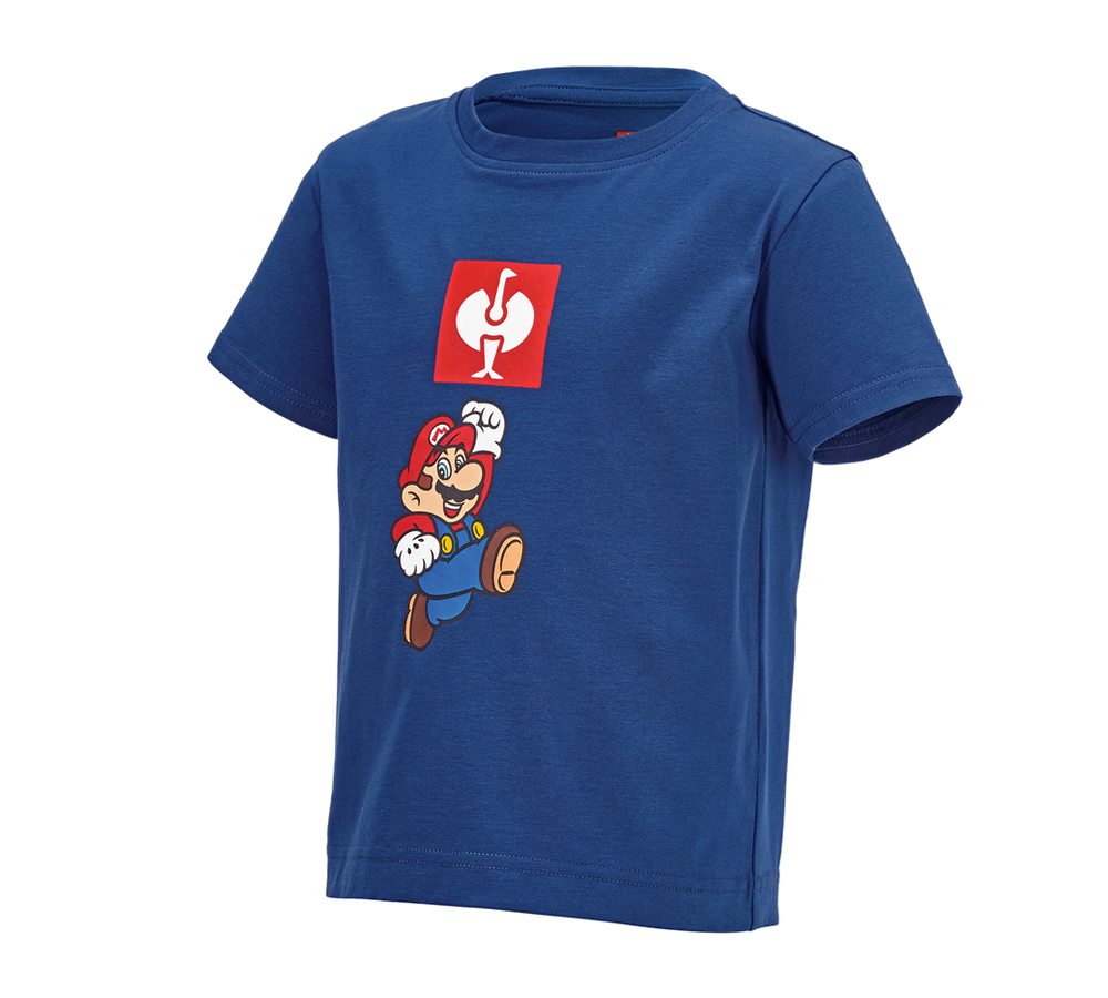 Koszulki | Pulower | Bluzki: Super Mario Koszulka, dziecięca + błękit alkaliczny