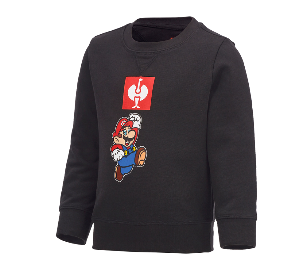 Koszulki | Pulower | Bluzki: Super Mario Bluza, dziecięca + czarny