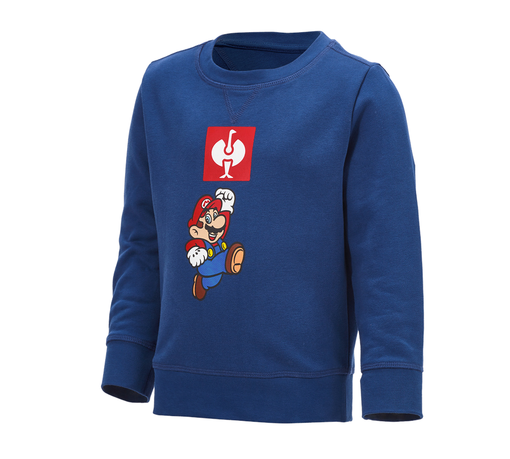 Współpraca: Super Mario Bluza, dziecięca + błękit alkaliczny