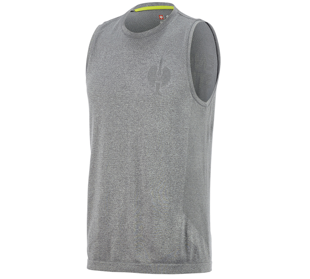 Koszulki | Pulower | Koszule: Koszulka sportowa seamless e.s.trail + szary bazaltowy melanżowy