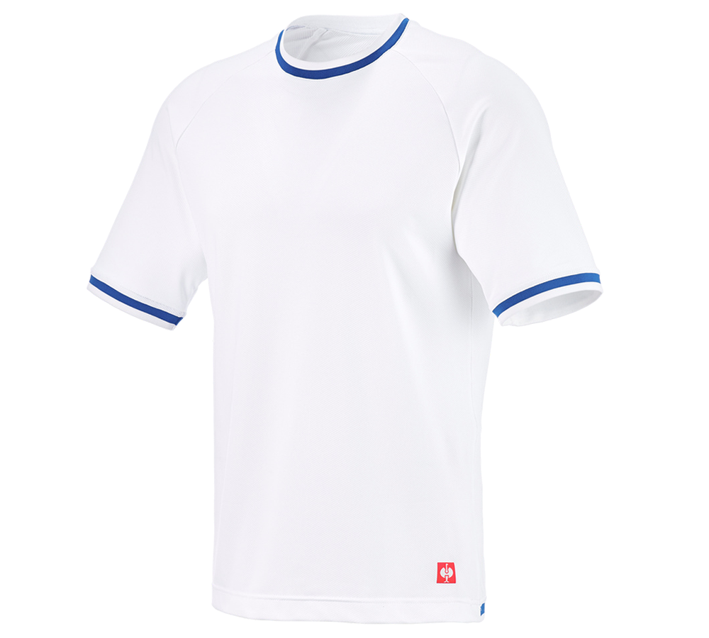 Koszulki | Pulower | Koszule: Koszulka funkcyjna e.s.ambition + biały/niebieski chagall