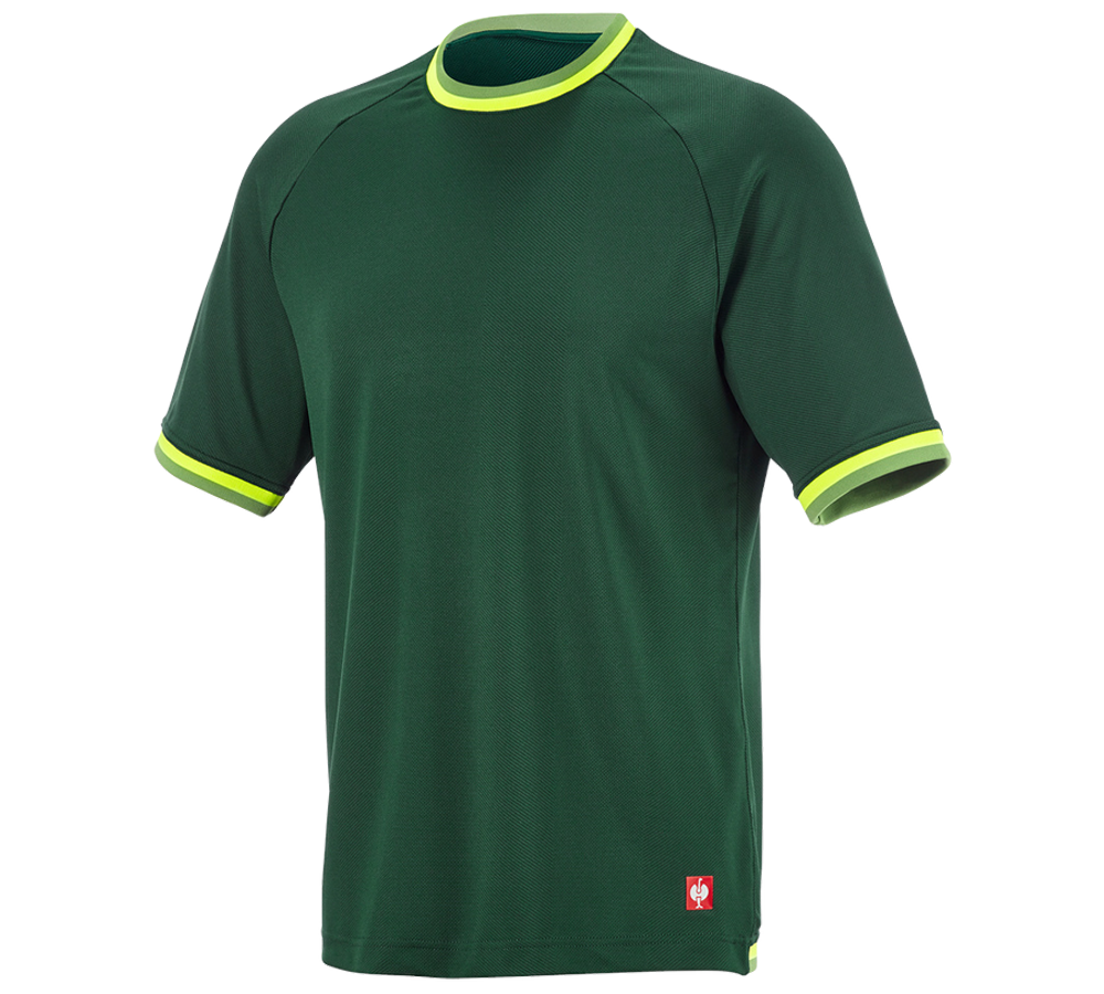 Koszulki | Pulower | Koszule: Koszulka funkcyjna e.s.ambition + zielony/żółty ostrzegawczy