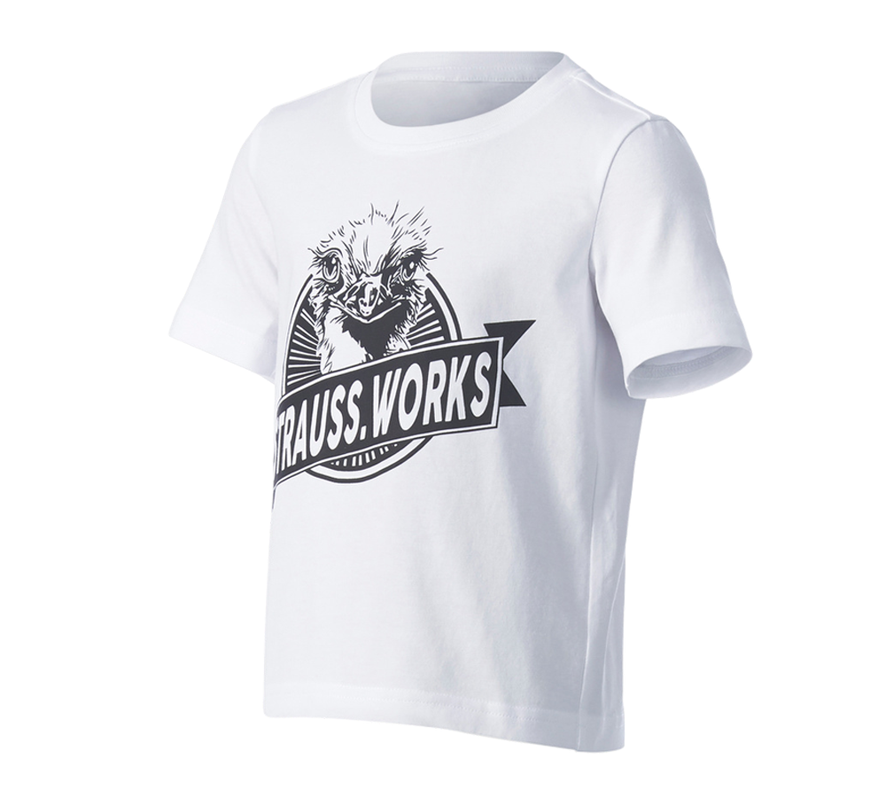 Koszulki | Pulower | Bluzki: e.s. Koszulka strauss works, dziecięca + biały