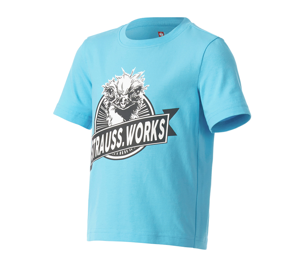 Koszulki | Pulower | Bluzki: e.s. Koszulka strauss works, dziecięca + lapisowy turkus
