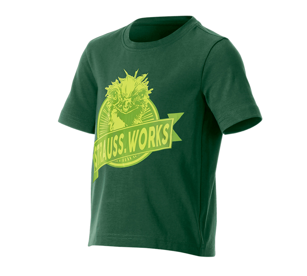 Koszulki | Pulower | Bluzki: e.s. Koszulka strauss works, dziecięca + zielony