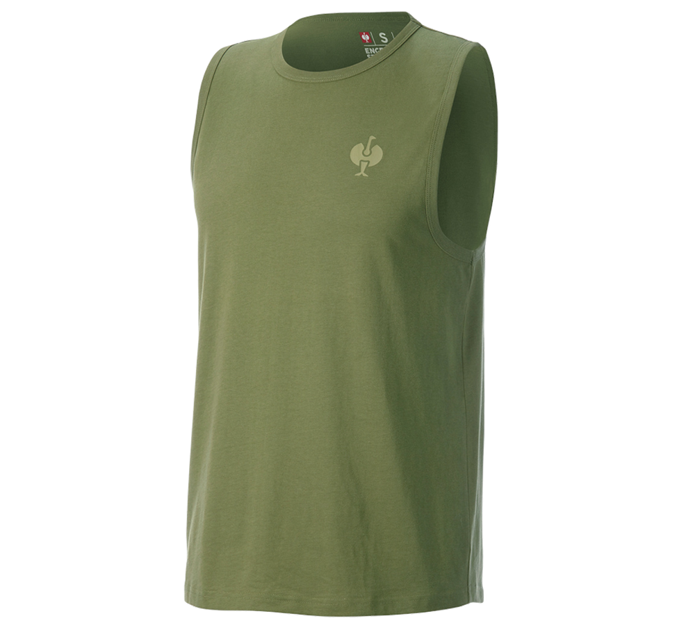 Odzież: Koszulka sportowa e.s.iconic + górska zieleń