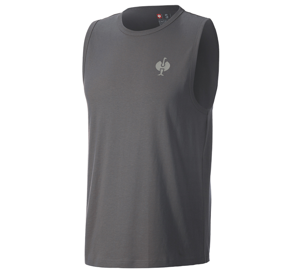 Odzież: Koszulka sportowa e.s.iconic + karbonowym szary