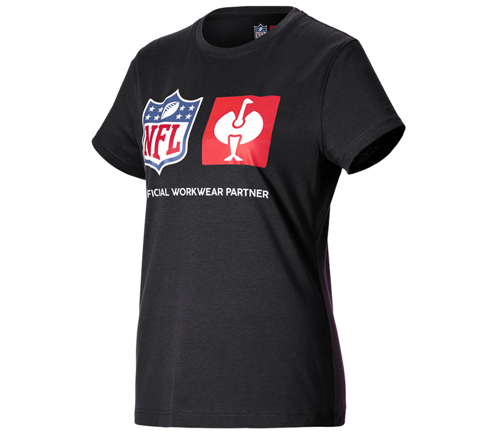 Współpraca: NFL T-Shirt cotton, ladies + czarny