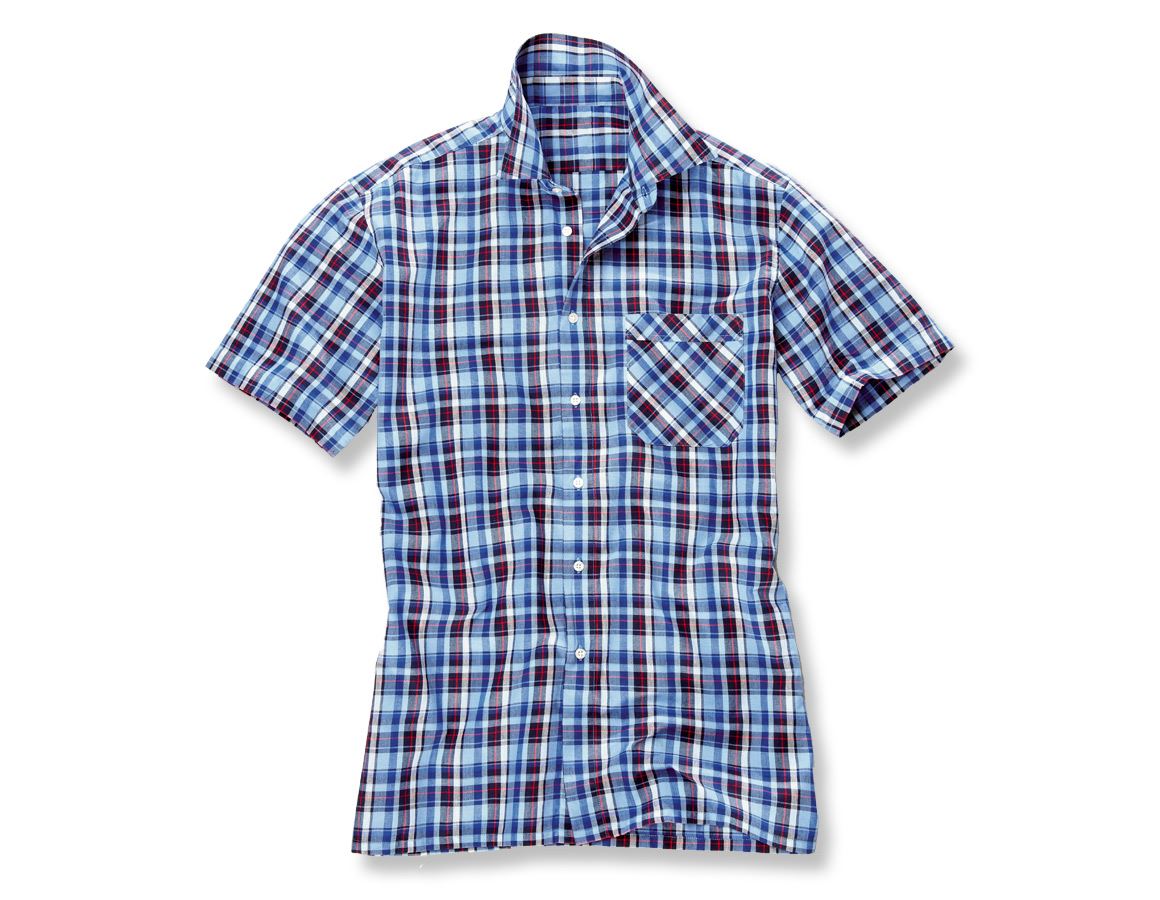 Koszulki | Pulower | Koszule: Koszula z krótkim rękawem Rom + niebieski