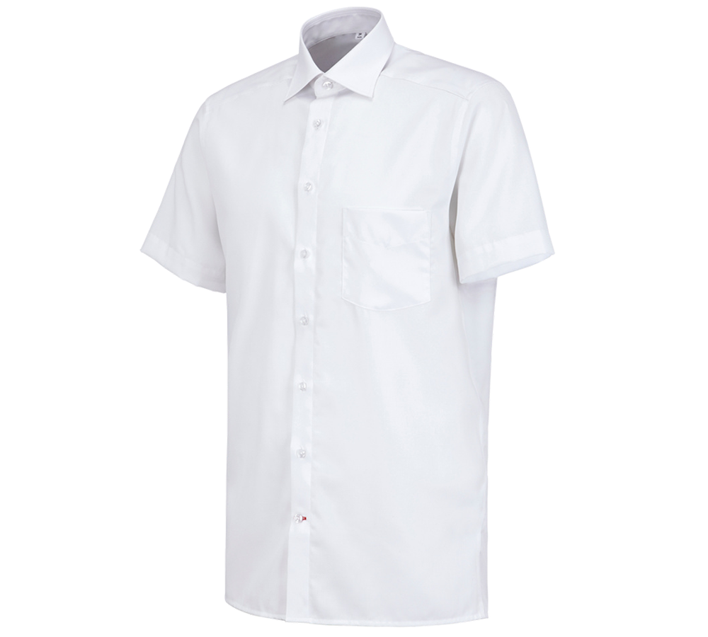 Koszulki | Pulower | Koszule: Koszula biznesowa e.s.comfort, krótki rękaw + biały
