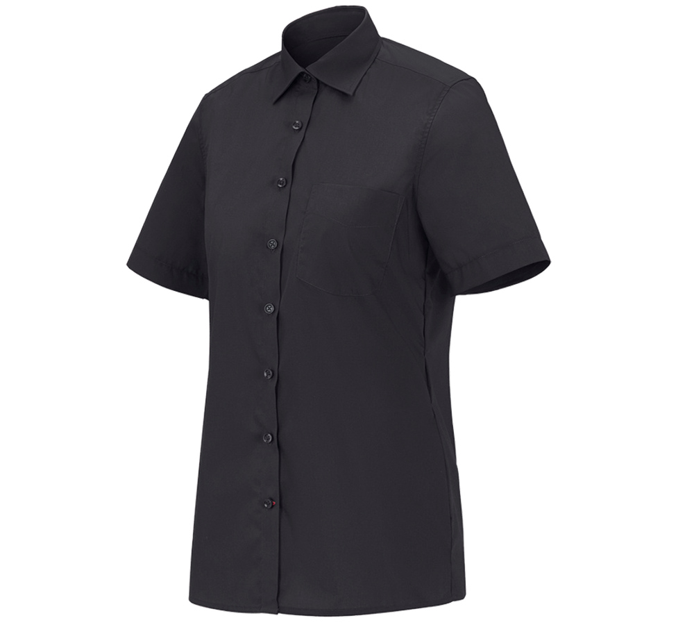 Tematy: e.s. Bluzka koszulowa kelnerska krótki rękaw + czarny