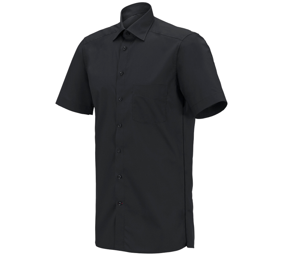 Koszulki | Pulower | Koszule: e.s. Koszula kelnerska krótki rękaw + czarny