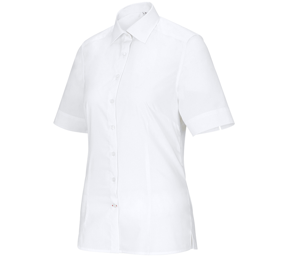 Koszulki | Pulower | Bluzki: Bluzka biznesowa e.s.comfort, krótki rękaw + biały