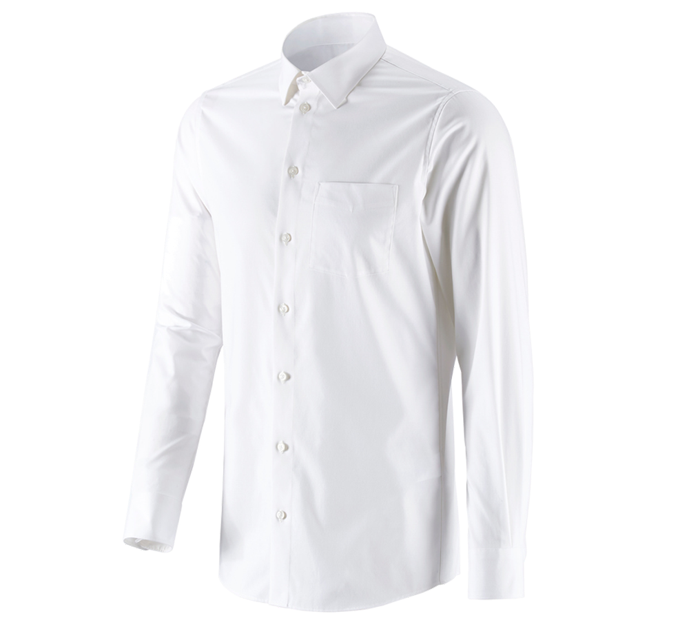 Tematy: e.s. Koszula biznesowa cotton stretch, slim fit + biały