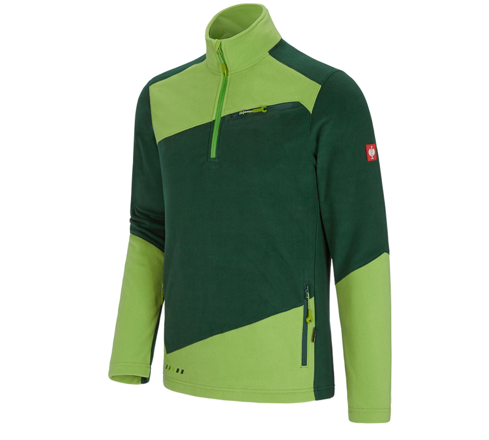 Koszulki | Pulower | Koszule: Bluza polarowa Troyer e.s.motion 2020 + zielony/zielony morski