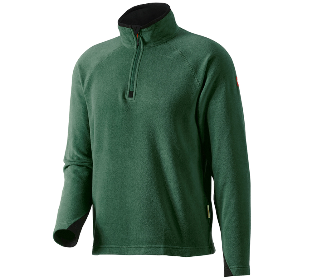 Koszulki | Pulower | Koszule: Bluza Troyer z mikropolaru dryplexx® micro + zielony