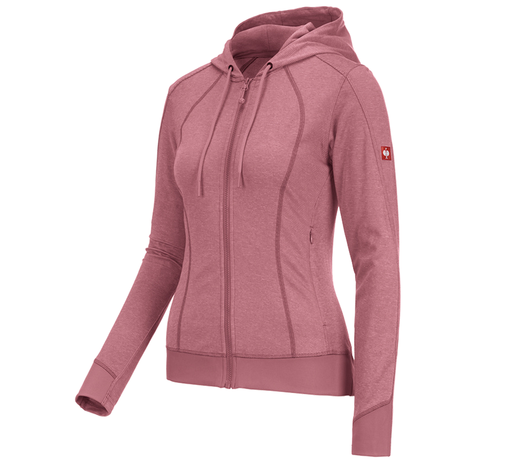 Kurtki robocze: e.s. Funkcyjna kurtka z kapturem stripe, damska + różowy antyczny