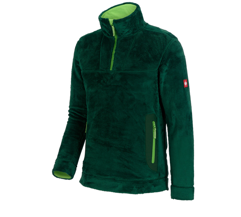 Koszulki | Pulower | Koszule: Bluza Troyer highloft e.s.motion 2020 + zielony/zielony morski