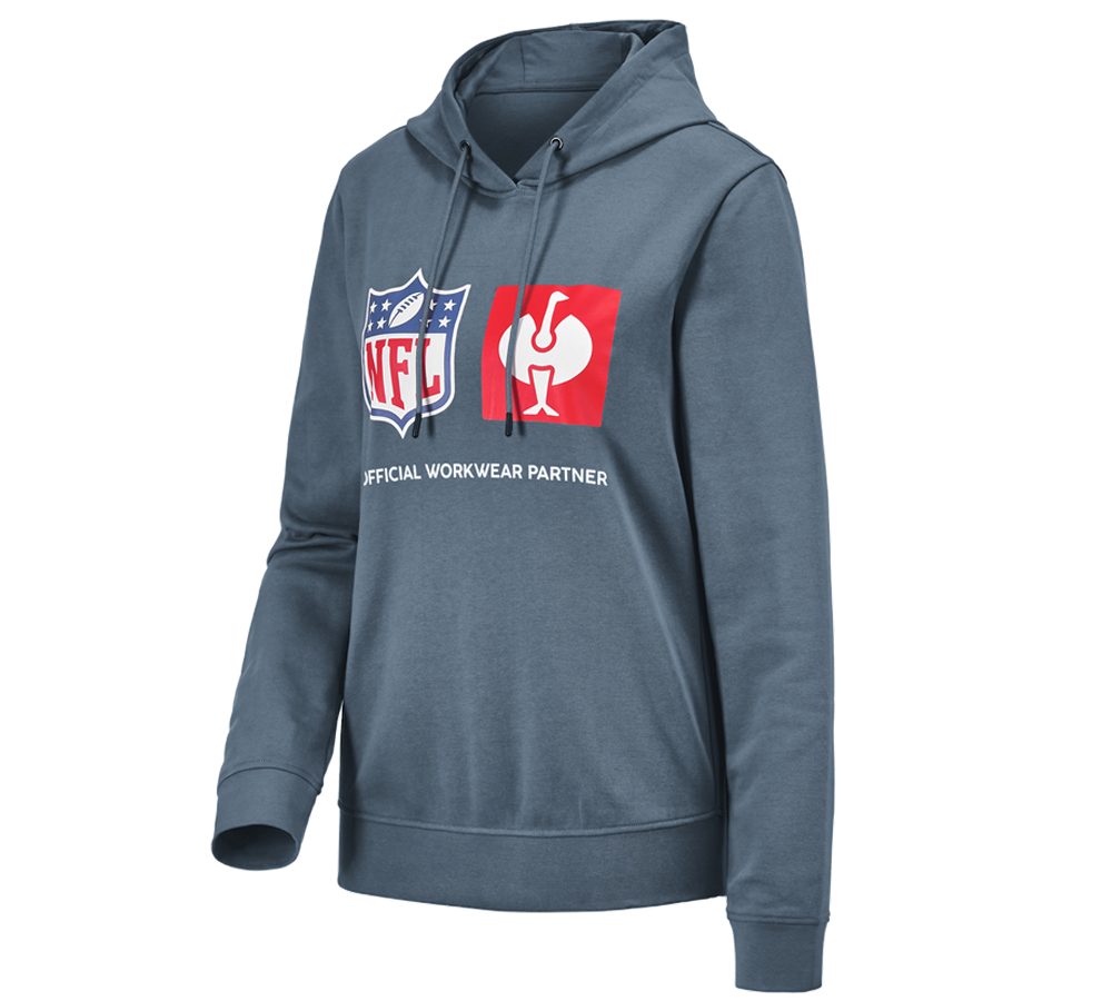 Odzież: NFL Hoodie cotton, ladies + niebieski tlenkowy