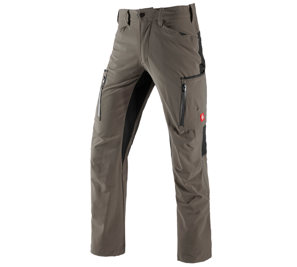 Spodnie robocze: Spodnie typu cargo e.s.vision stretch, męskie + kamienny/czarny
