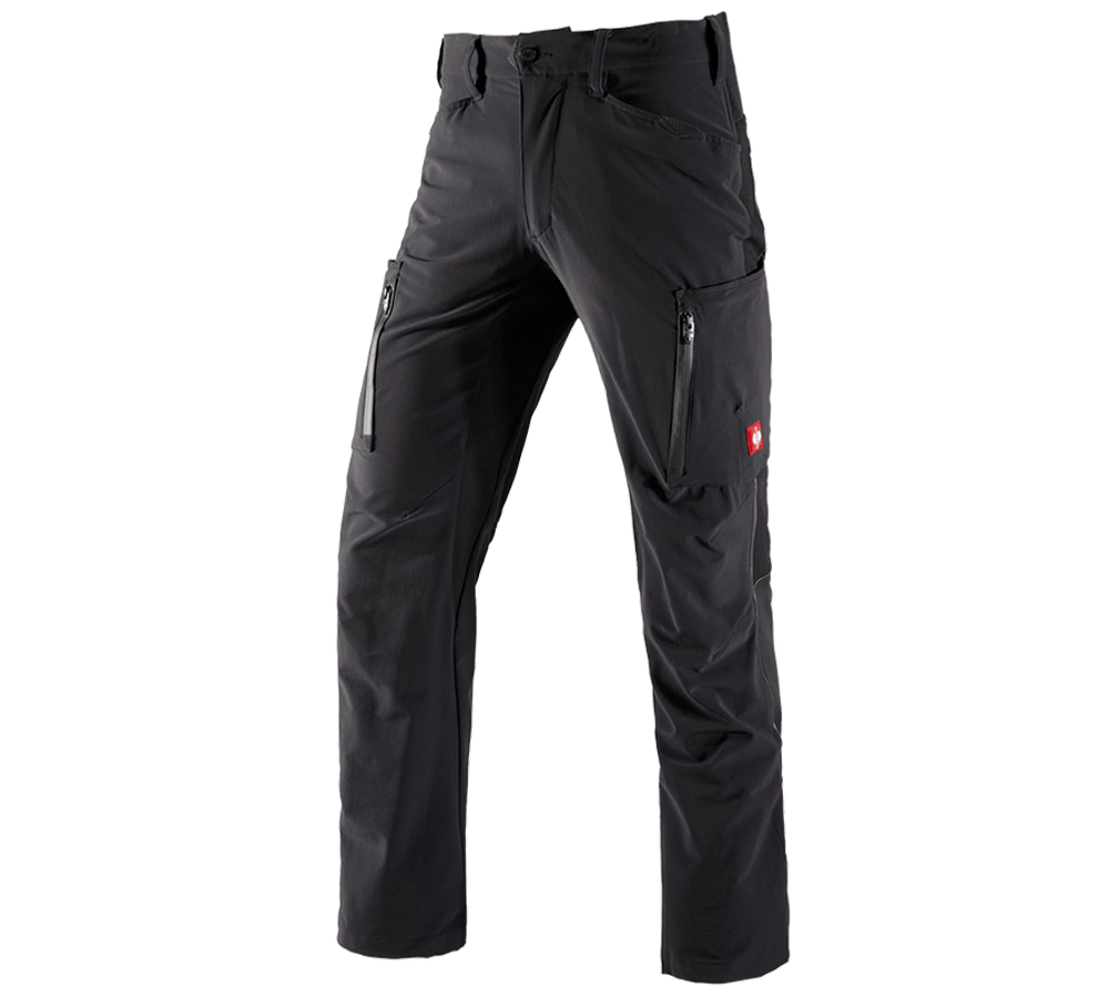 Spodnie robocze: Spodnie typu cargo e.s.vision stretch, męskie + czarny