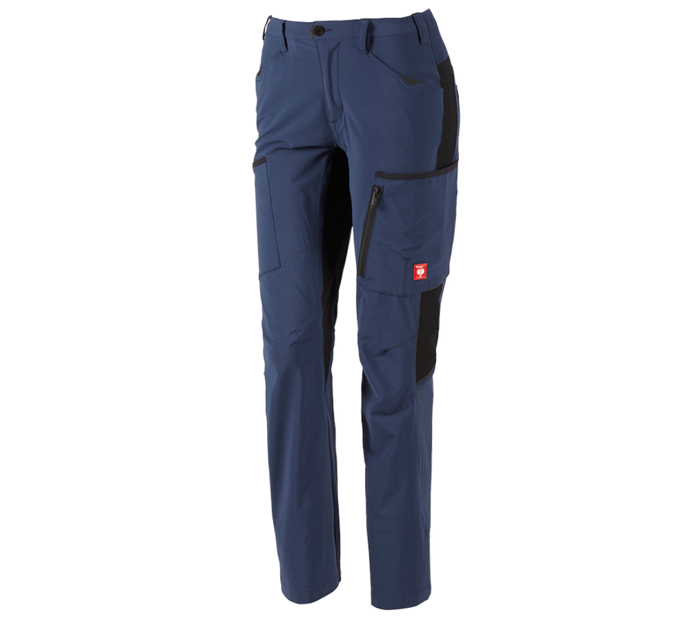 Spodnie robocze: Spodnie typu cargo e.s.vision stretch, damskie + niebieski marine