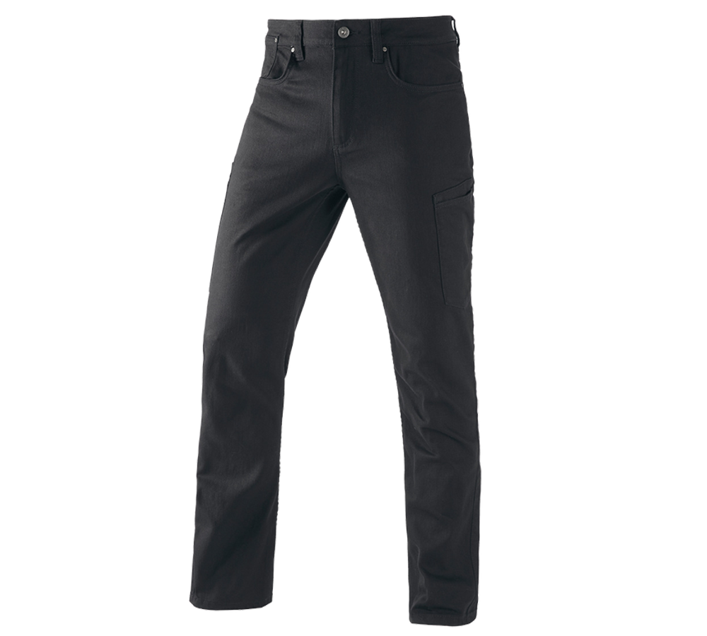 Spodnie robocze: e.s. Jeansy 7-kieszeniowe + czarny