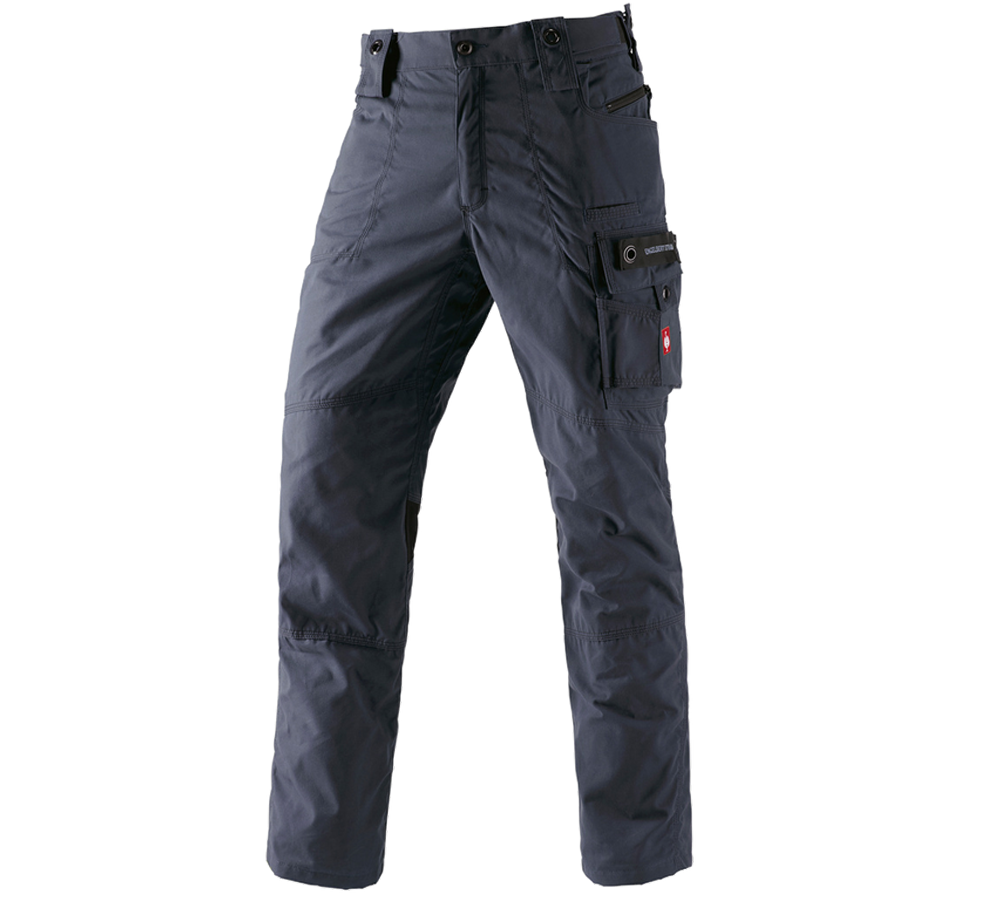 Spodnie robocze: e.s. Spodnie do pasa cotton touch + niebieski ciemny