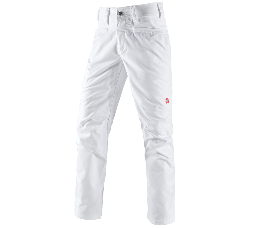 Spodnie robocze: e.s. Spodnie robocze base, męskie + biały