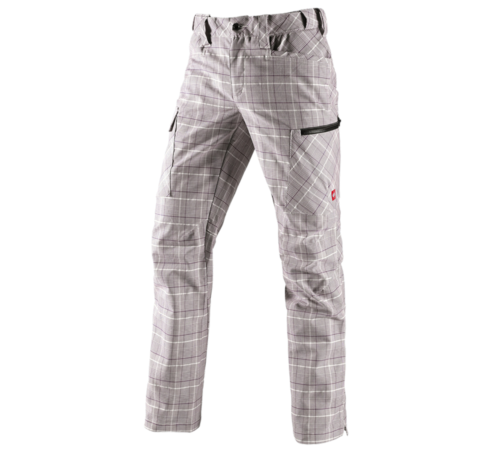 Spodnie robocze: e.s. Spodnie robocze, męskie + kasztanowy/biały