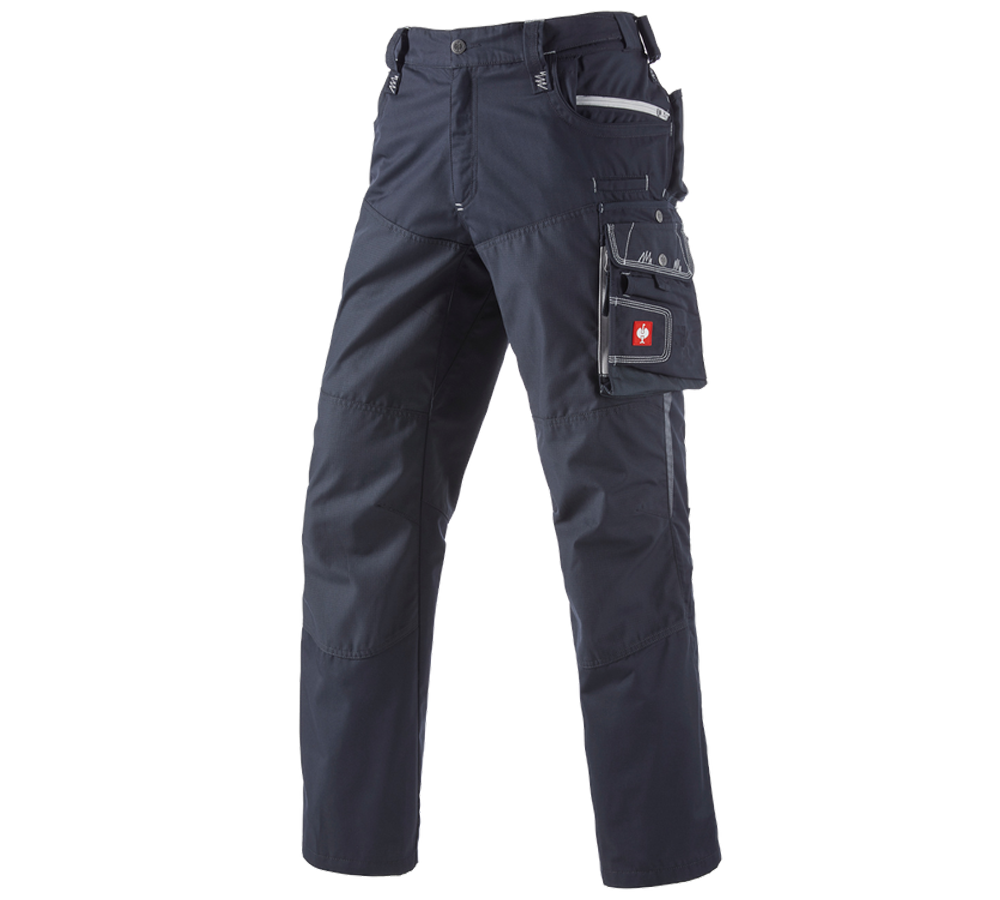 Spodnie robocze: Spodnie do pasa e.s.motion letnie + szafirowy/cementowy