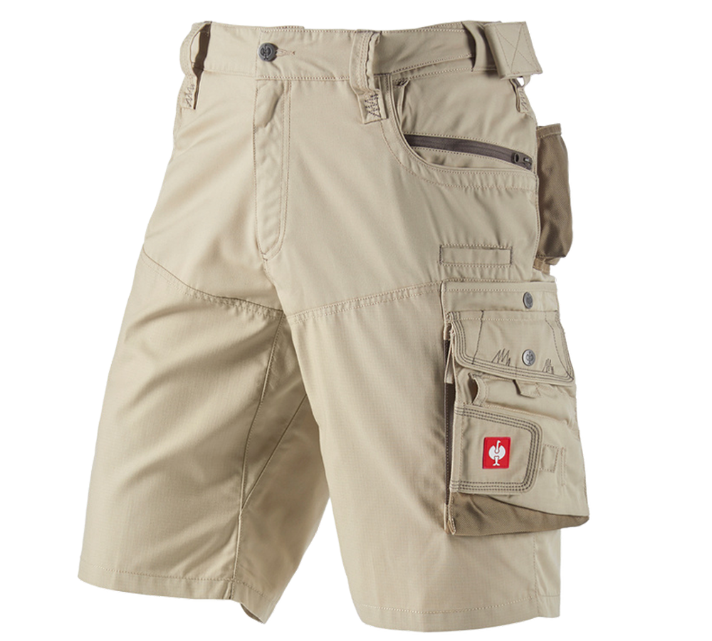 Spodnie robocze: Szorty e.s.motion letnie + piaskowy/khaki/kamienny