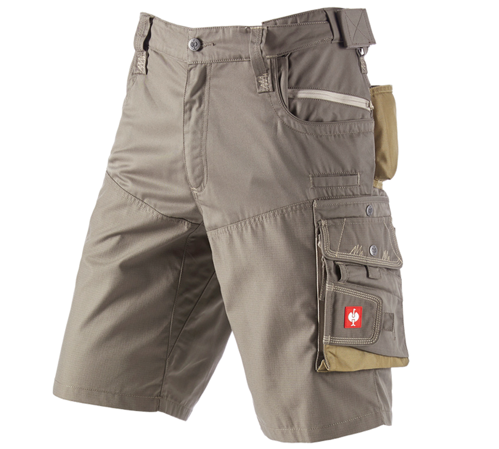 Spodnie robocze: Szorty e.s.motion letnie + kamienny/khaki/piaskowy