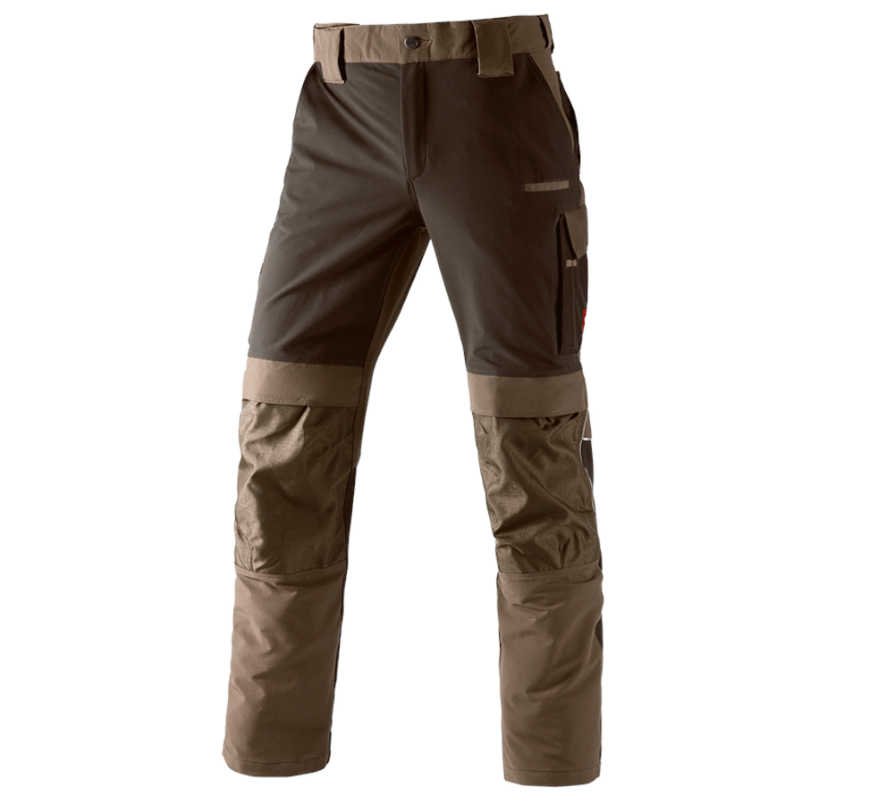 Spodnie robocze: Spodnie funkcyjne do pasa e.s.dynashield + orzech laskowy/kasztanowy