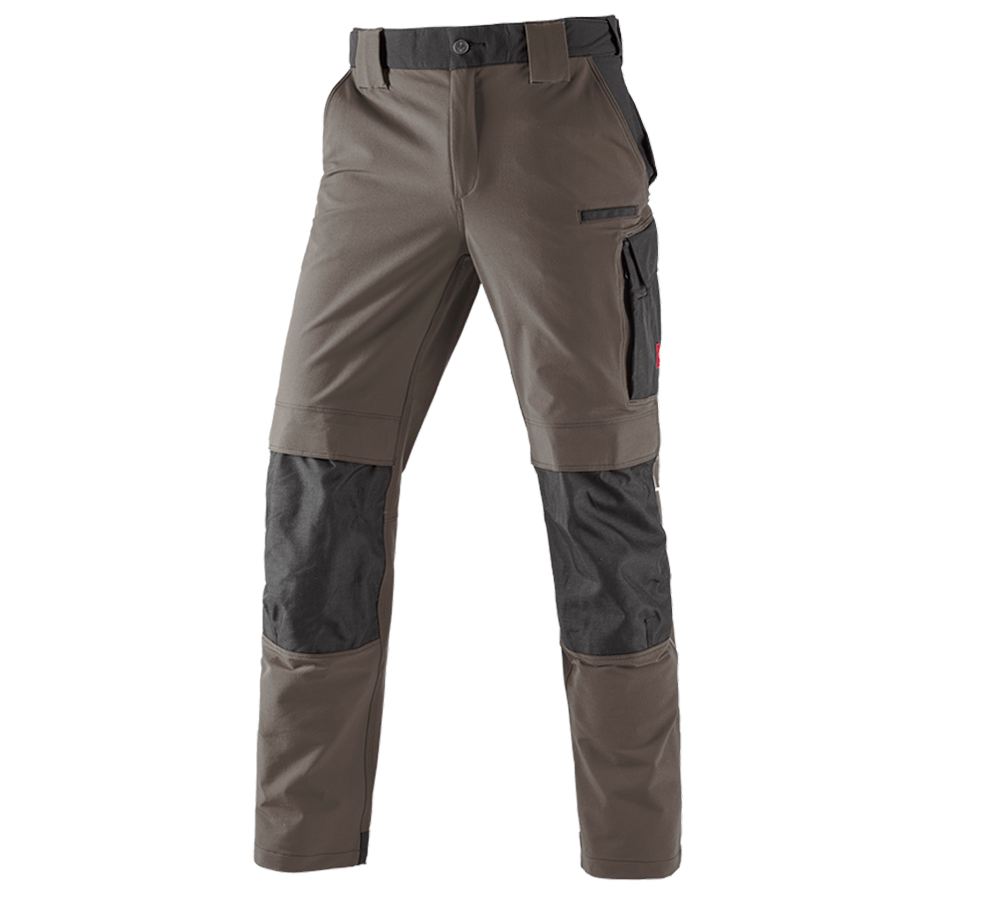 Spodnie robocze: Spodnie funkcyjne do pasa e.s.dynashield + kamienny/czarny
