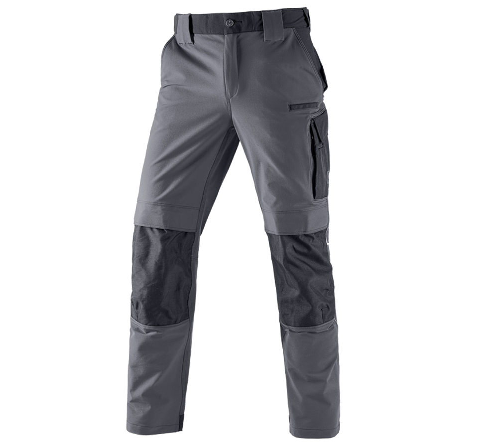 Ciesla / Stolarz: Spodnie funkcyjne do pasa e.s.dynashield + cementowy/czarny
