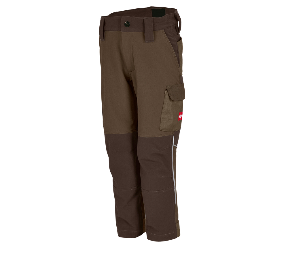 Spodnie: Spodnie funkc. typu cargo e.s.dynashield, dziec. + orzech laskowy/kasztanowy
