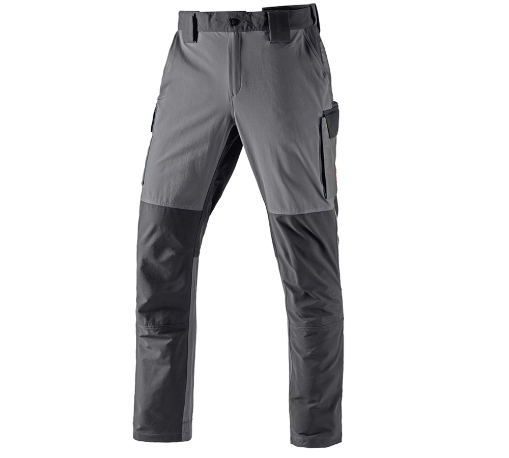 Spodnie robocze: Spodnie funkcyjne typu cargo e.s.dynashield + cementowy/grafitowy
