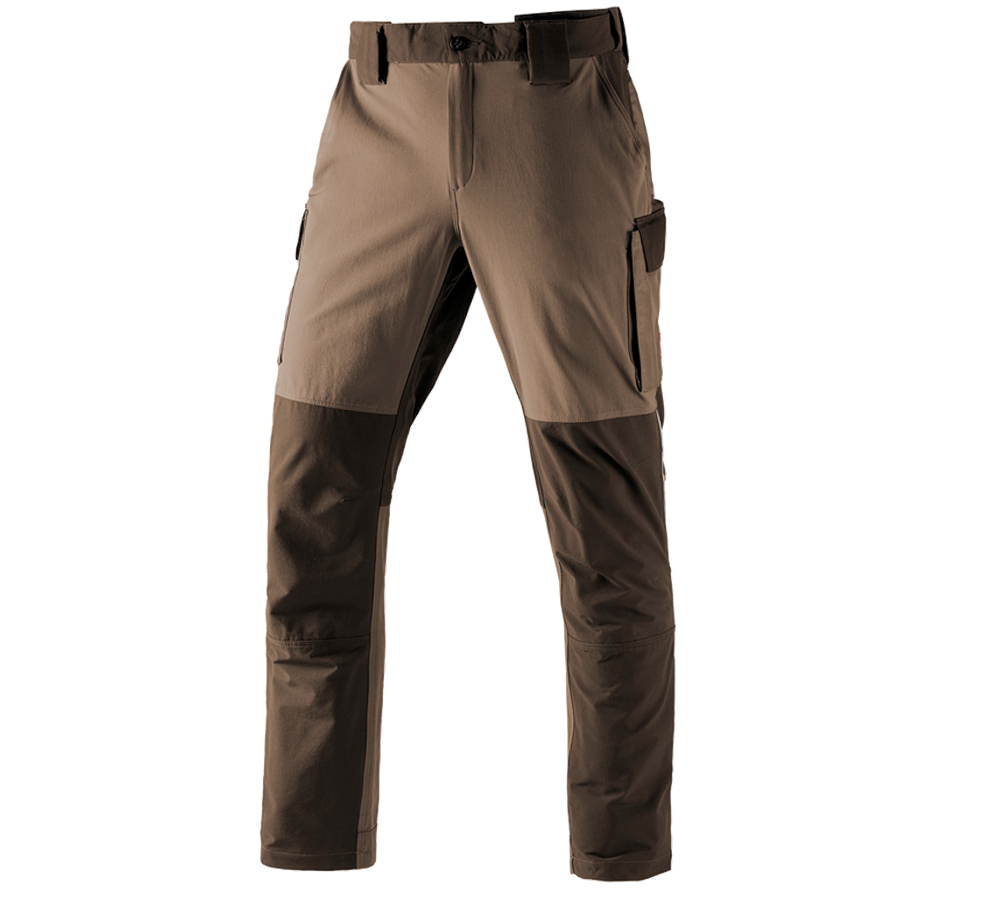 Spodnie robocze: Spodnie funkcyjne typu cargo e.s.dynashield + orzech laskowy/kasztanowy