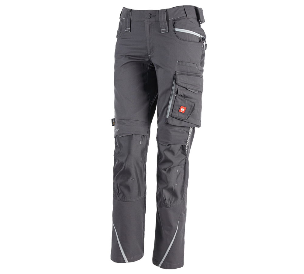 Spodnie robocze: Spodnie damskie e.s.motion 2020 zimowe + antracytowy/platynowy
