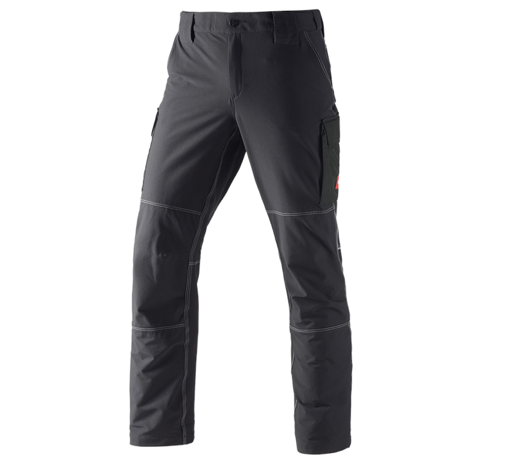 Spodnie robocze: Spodnie funkcyjne zimowe typu cargo e.s.dynashield + czarny