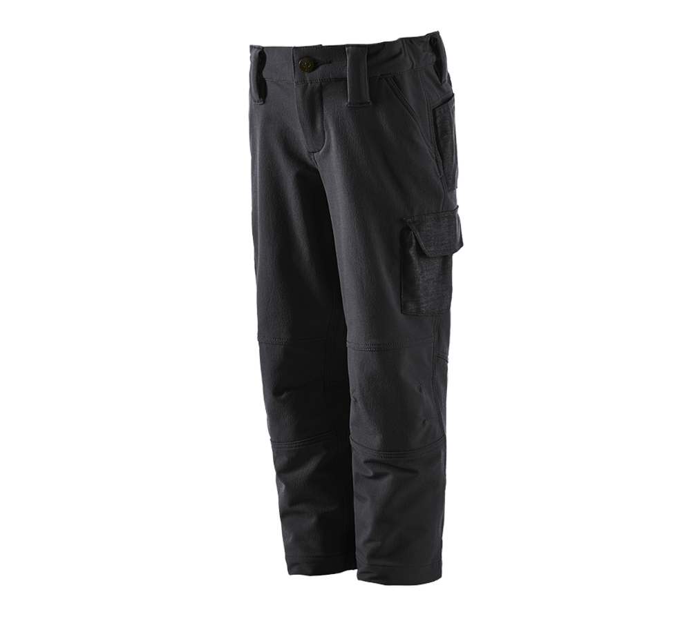 Spodnie: Spodnie funkc.typu cargo e.s.dynashield solid, dz. + czarny