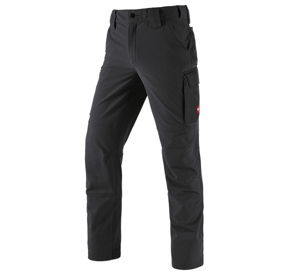 Spodnie robocze: Spodnie funkc.zim.typu cargo e.s.dynashield solid + czarny