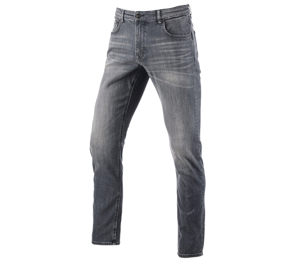 Spodnie robocze: e.s. Jeansy 5-kieszeniowe stretch, straight + graphitewashed